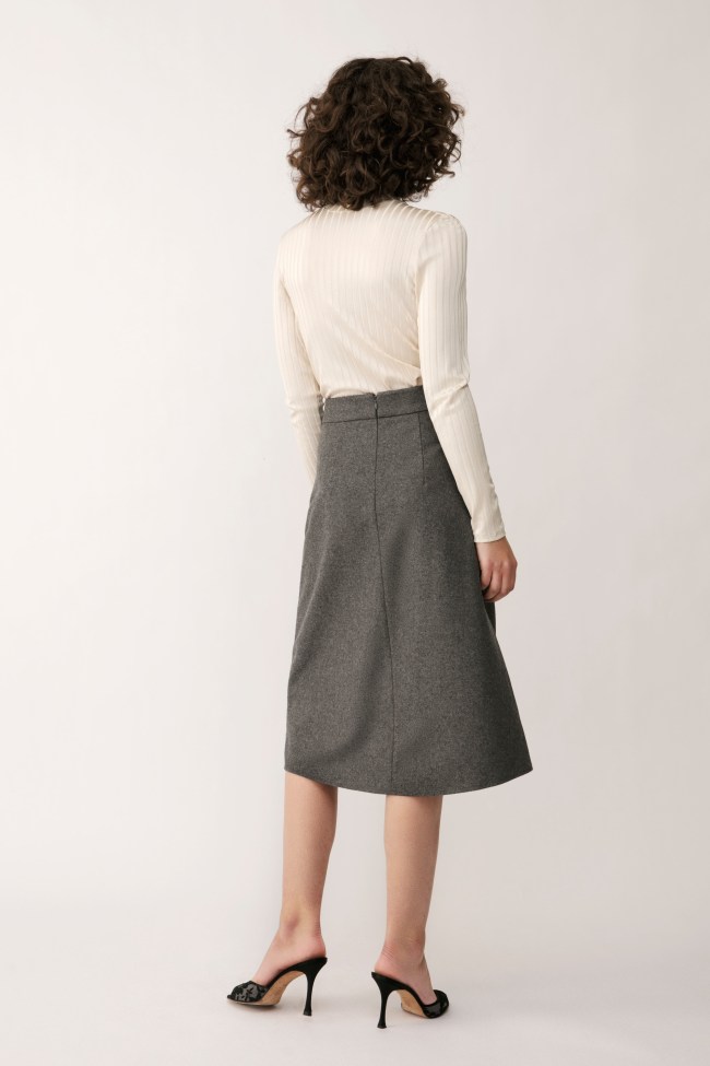 Stylein - Broni Skirt - Grey - Back